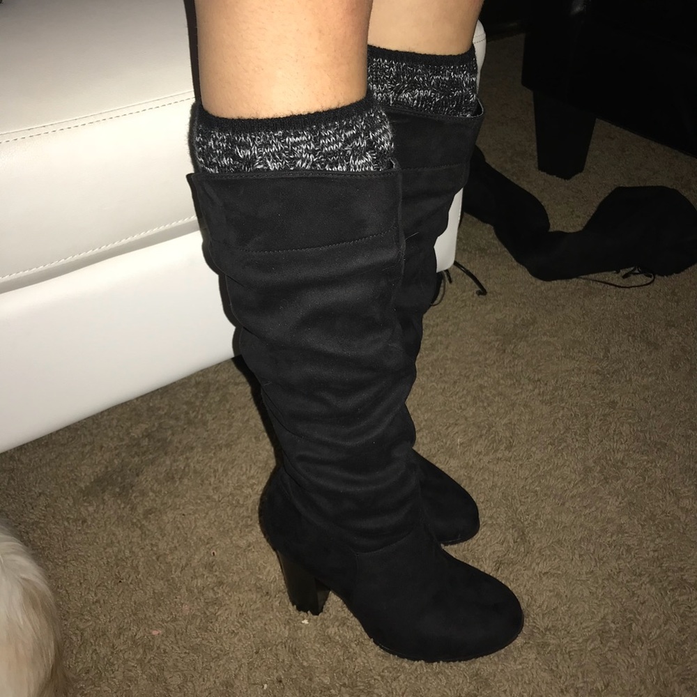 Black boots
